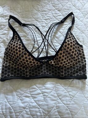 Victoria's Secret Black Lace Strappy Bralette